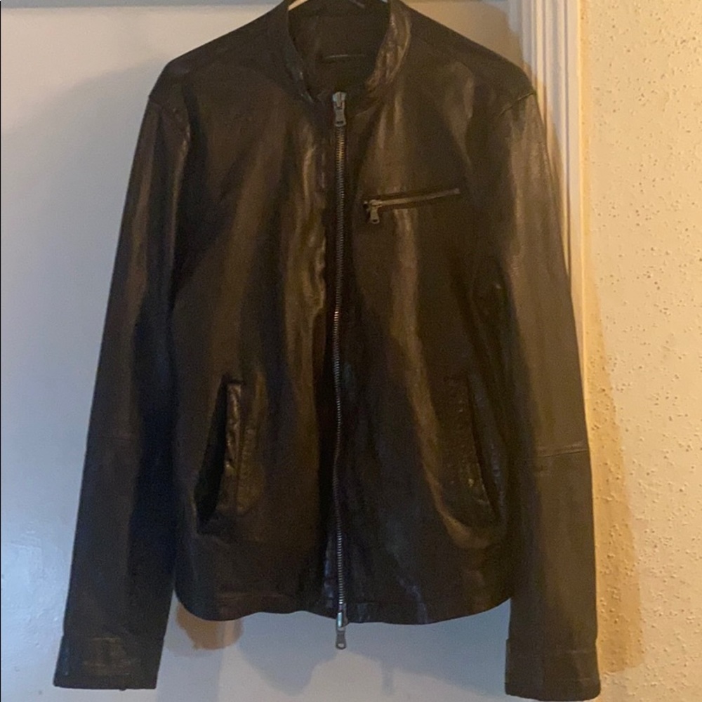 John Varvatos  Leather Jacket